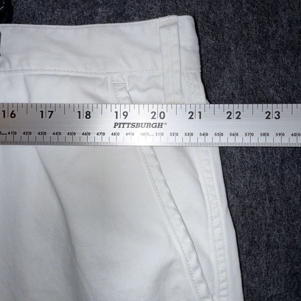 Polo Ralph Lauren Chino Shorts Mens‎ 40 White Stretch Performance Relaxed Fit